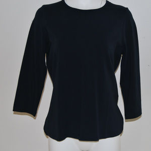 ELI Navy Blue top size Medium